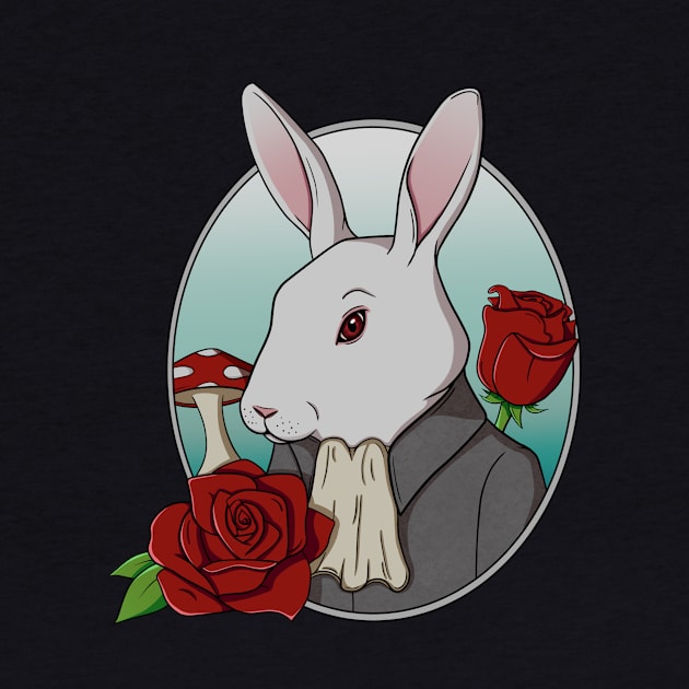 Bunny and Roses by joanie1508